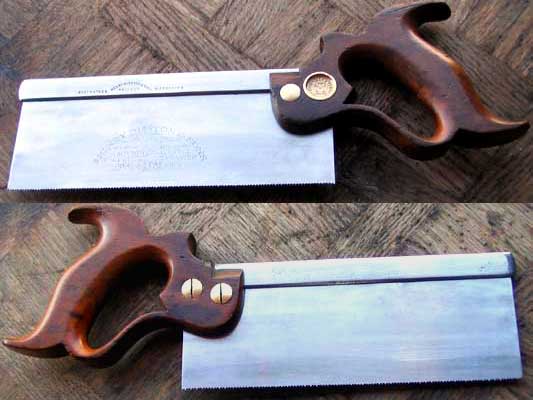 The repaired saw: ready for action.